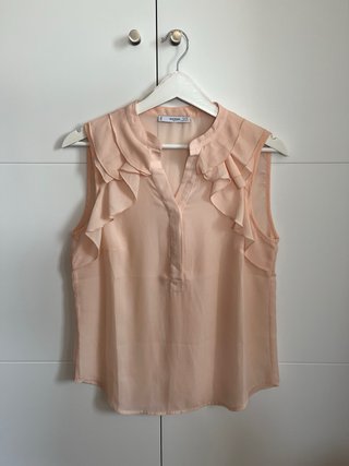 Chaqueta MNG Salmón Claro Talla S