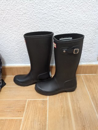 Botas de agua Hunter negras (número 34)