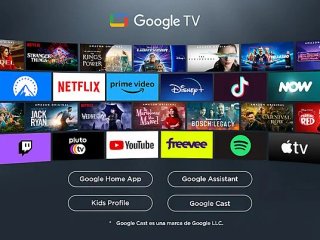 Smart TV LED TCL 55" 4K UHD Google TV Dolby Atmos