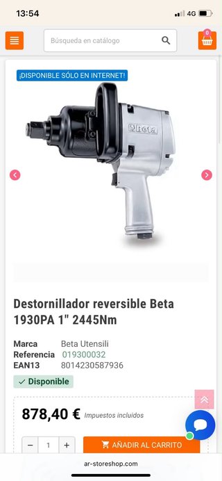 Pistola Impacto Neumática Beta 1930PA