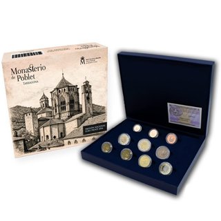 Monedas Euroset Proof 2026 Monasterio Poblet FNMT