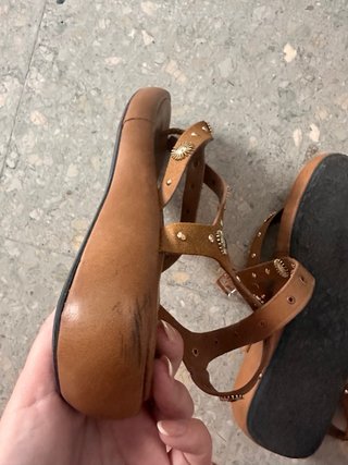 Sandalias Bosanova Cuero Marrón