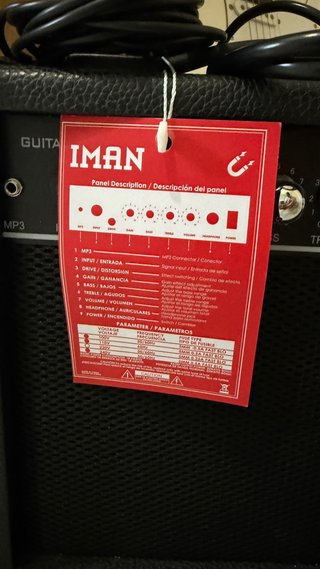 Guitarra Eléctrica IMAN Blanca