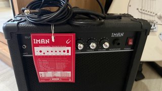 Guitarra Eléctrica IMAN Blanca