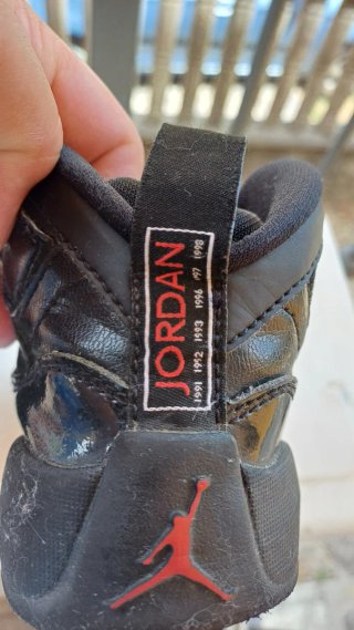 Scarpe Jordan bambino nere