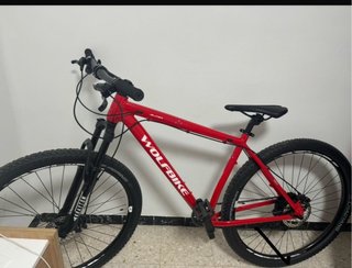 Bicicleta Montaña Roja WOLFBIKE