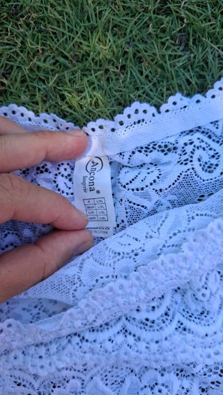 Lote 4 Braguitas Tanga y Culotte Blancas