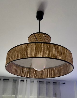 Lámpara de techo de diseño.