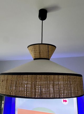 Lámpara de techo de diseño.