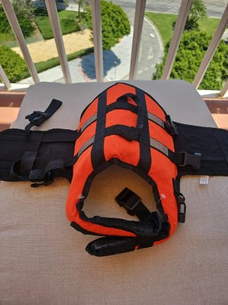 Chaleco Salvavidas Perro Outech Naranja/Negro