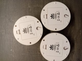 Set 3 Lampade LED Push Light Rexer - Come Nuove