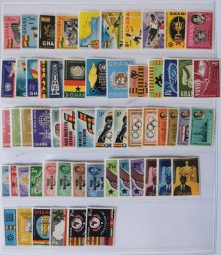 Lotto francobolli Ghana