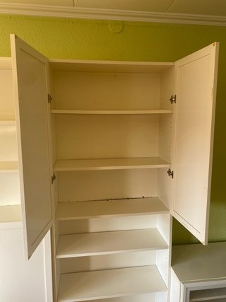 Librería IKEA BILLY OXBERG Blanca 200x202