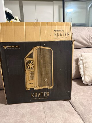 Caja PC Gamer Negra con Ventana