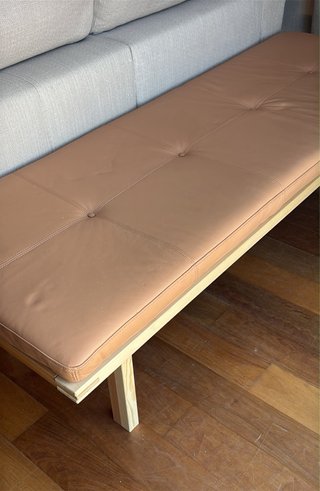 Banco Ikea STOCKHOLM Piel Camel