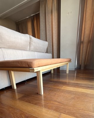 Banco Ikea STOCKHOLM Piel Camel