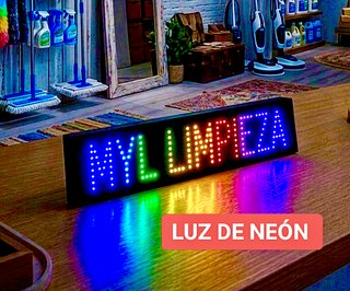 Cuadro Neón Personalizado El Molino