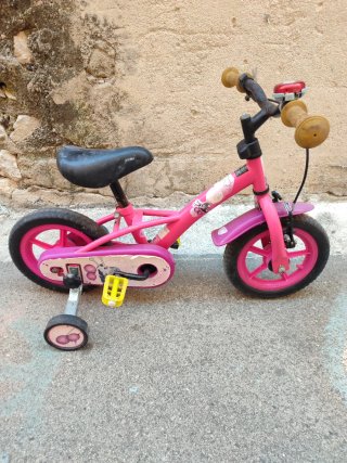 Bicicleta infantile rosa 14 pollici