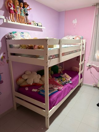 Letto a castello bianco