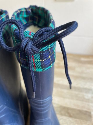Botas de agua forradas azul talla 36