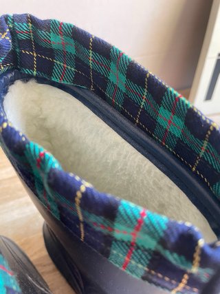 Botas de agua forradas azul talla 36