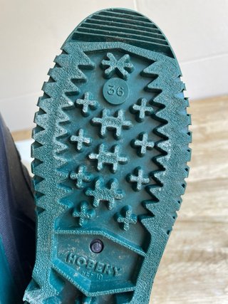 Botas de agua forradas azul talla 36