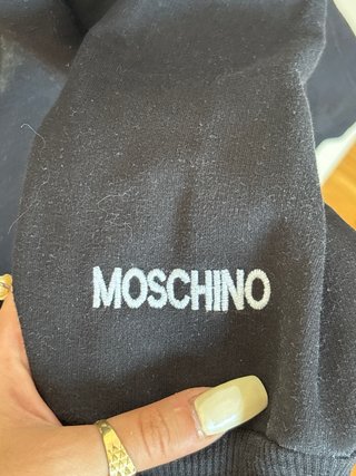 Sudadera Moschino Negra Oso