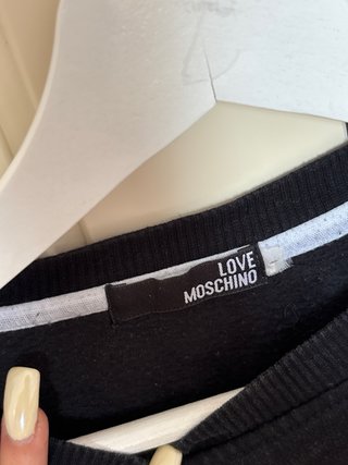 Sudadera Moschino Negra Oso