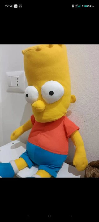 Peluche Bart Simpson Gigante Originale 70cm