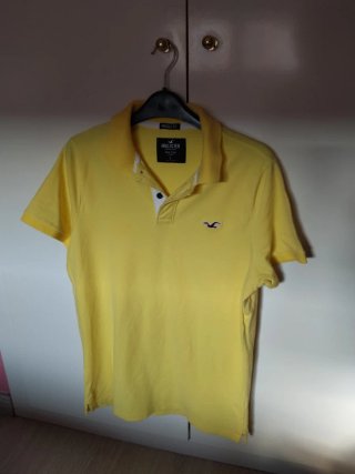 Polo Hollister Rosa Talla XL