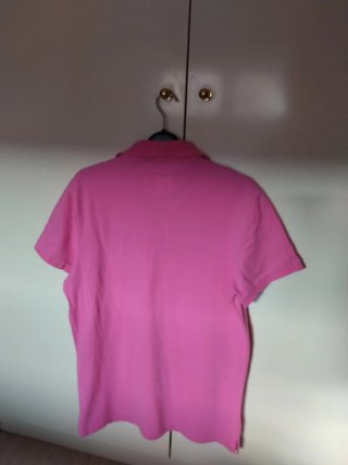 Polo Hollister Rosa Talla XL