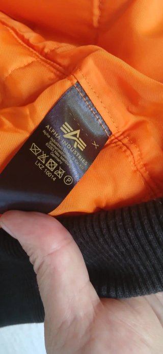 Chaqueta Alpha Industries Negra