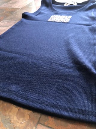 Top Miu Miu Azul Escuro