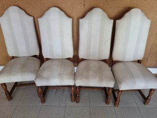 Mesa comedor plegable con 8 sillas