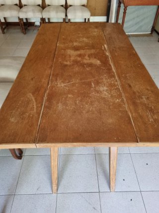 Mesa comedor plegable con 8 sillas