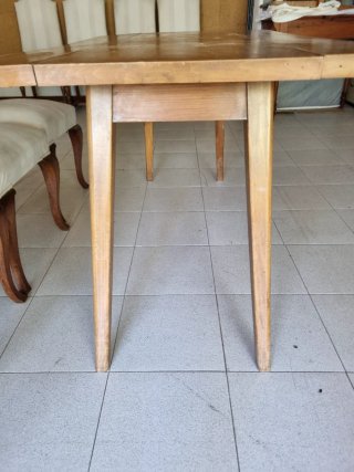 Mesa comedor plegable con 8 sillas