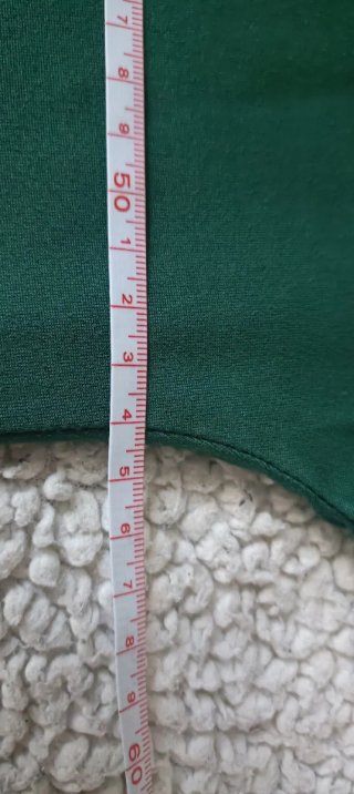 Camiseta elástica Top elástico verde talla 48