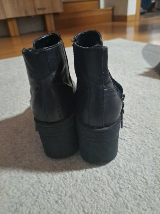 Botines negros plataforma talla 36