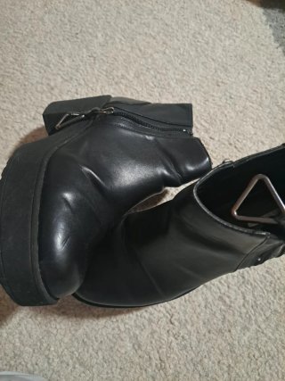 Botines negros plataforma talla 36