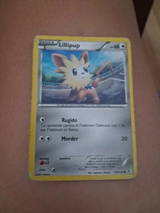 Carta Pokémon Lillipup Básica 2012