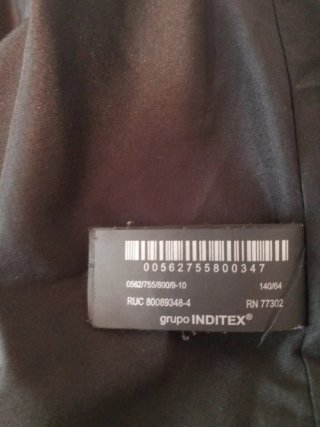 Chaqueta Zara Niños Talla 9-10 Años