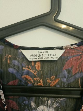 Kimono Bershka Talla S Estampado Floral