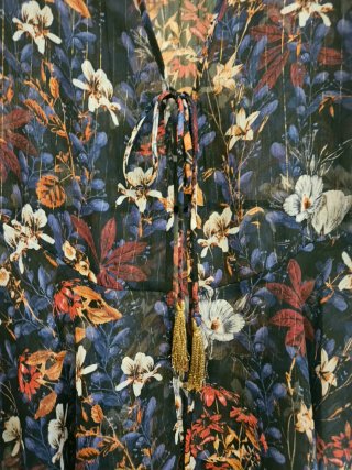 Kimono Bershka Talla S Estampado Floral