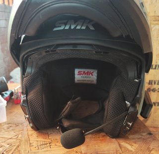 Casco Moto SMK en buen estado.