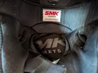 Casco Moto SMK en buen estado.