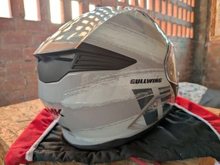 Casco Moto SMK en buen estado.