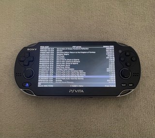 PS Vita Fat PCH-1004 Wi-Fi Nera con Mod