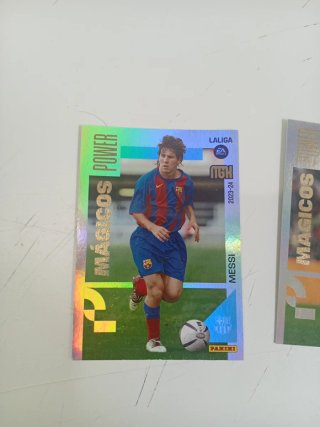 Cromos Mágicos Adrenalyn Messi y Ronaldo