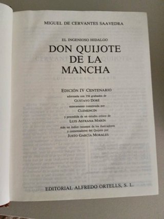 Don Quijote de la Mancha – Edición IV Centenario –