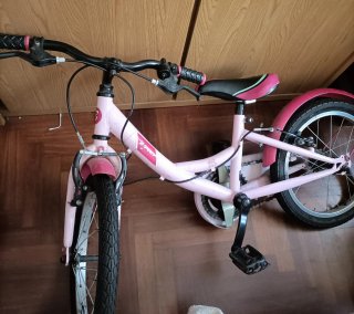 Bicicleta infantil rosa B-PRO